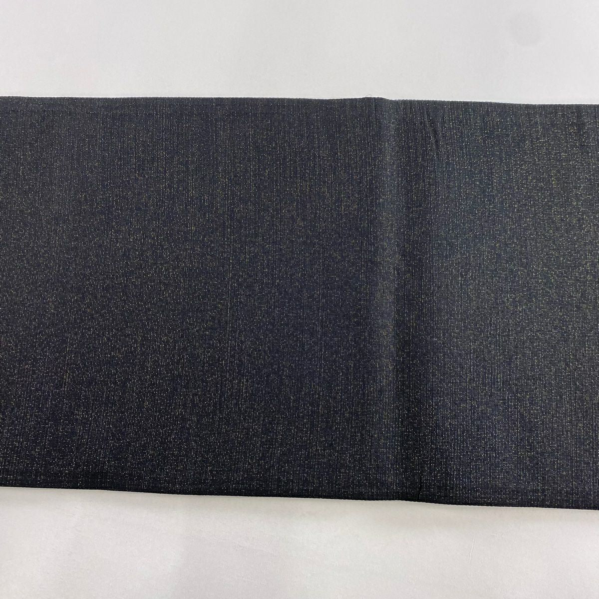 【庫存清倉】 【美品】 袋帶 名品級 幾何圖案 金絲 黑灰 全通 純蠶絲