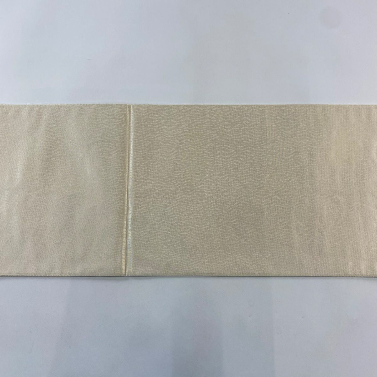 【庫存清倉】 【美品】 袋帶 名品級 じゅらく 有落款 圓紋 幾何學 金金箔 金銀線 奶油色 六通 純蠶絲