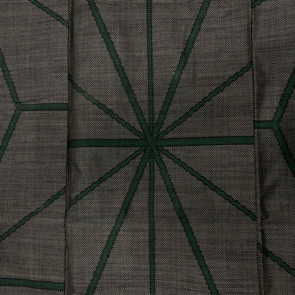 【美品】 紬織 身長162cm 袖長66.5cm M 雙層 麻葉 焦茶 純蠶絲 秀品級