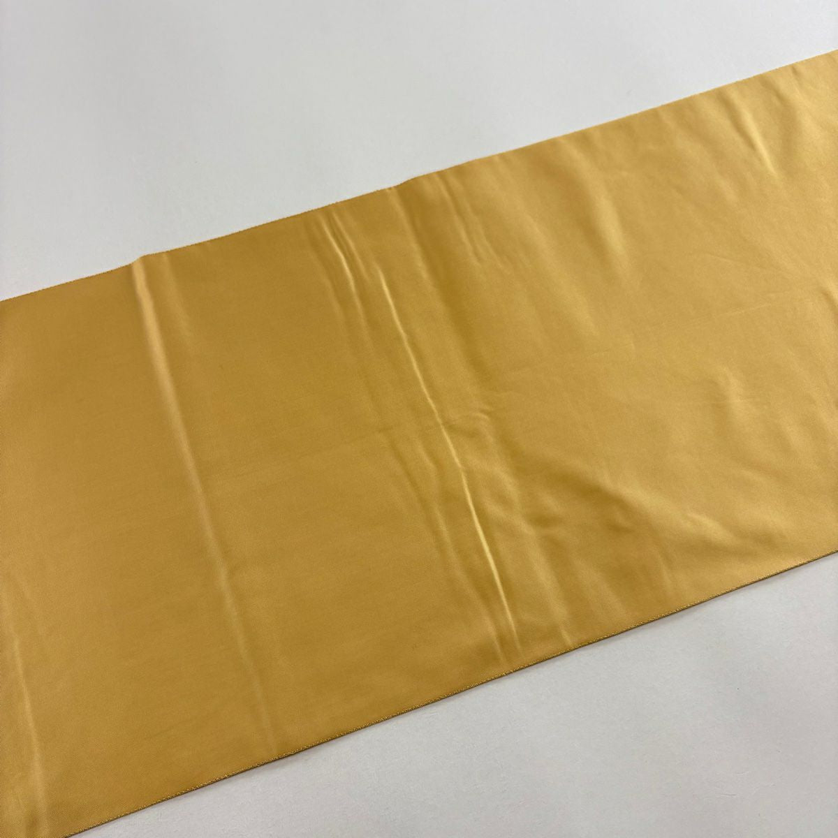【美品】 袋帶 秀品級 幾何圖案 金金箔 金色 六通 純蠶絲