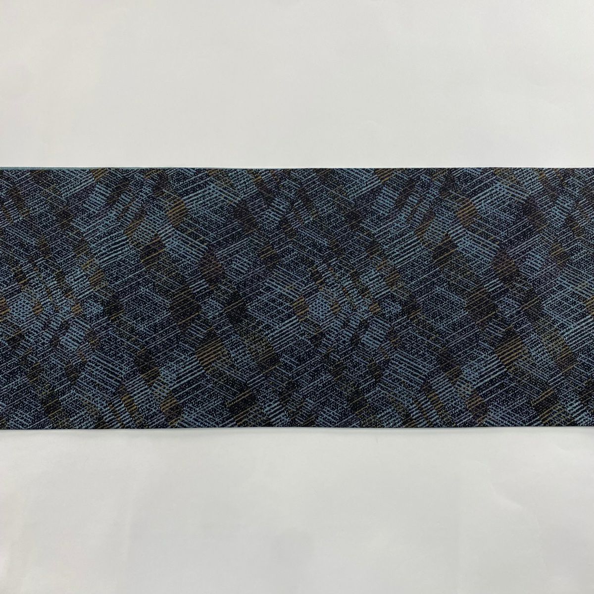 【庫存清倉】 【美品】 袋帶 名品級 玩具 金絲 刺繡 青灰 深藍色 正蠶絲