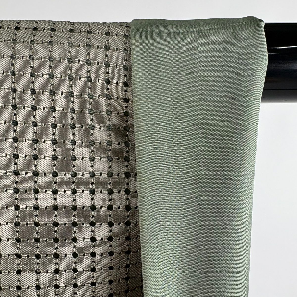 訪問服 身長150.5cm 袖長65cm M 雙層 家屋 松樹竹子梅花 刺繡 金糸 茶綠 純蠶絲 逸品級