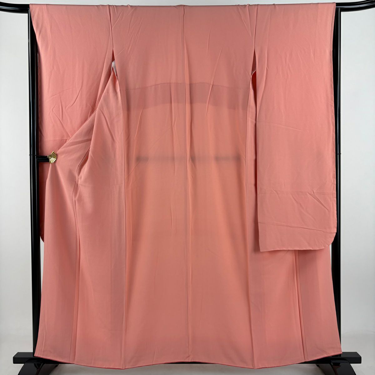 【清倉特賣】振袖禮服 身長157.5cm 袖長64.5cm M 雙層 粉紅 純蠶絲 名品級