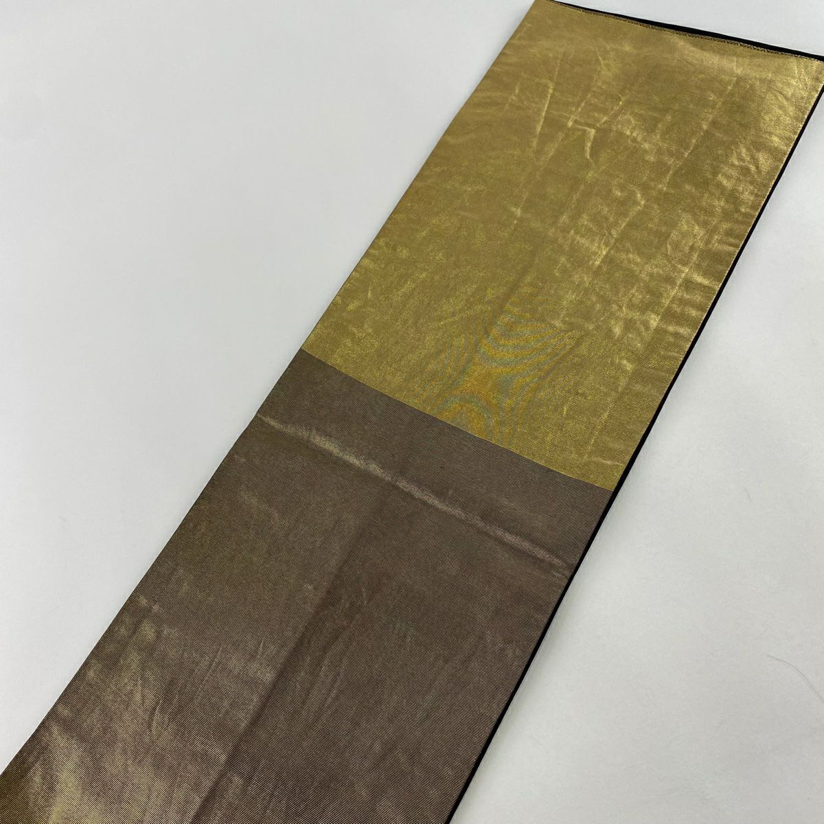 袋帶 秀品級 古代錦 吉祥流水 松樹竹子梅花 流水 金絲 金金箔 金 六通 純蠶絲