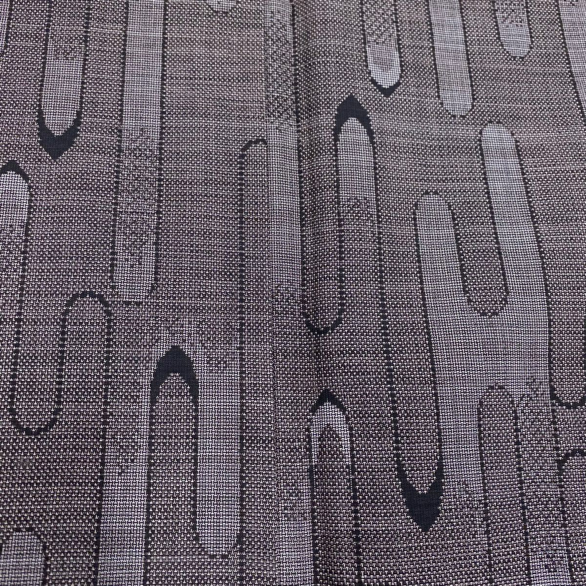 【美品】 紬織 身長160cm 袖長62cm S 雙層 壺垂 焦茶 純蠶絲 秀品級