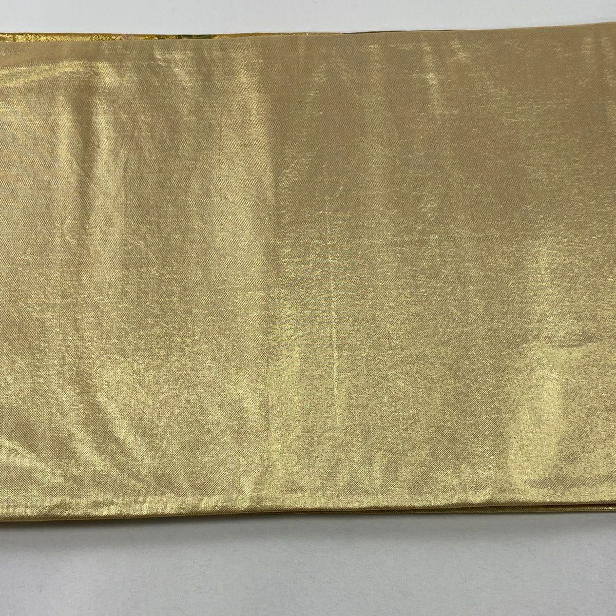 【美品】 袋帶 秀品級 草花紋紋 枝梅花 金絲 金金箔 金色 六通 純蠶絲