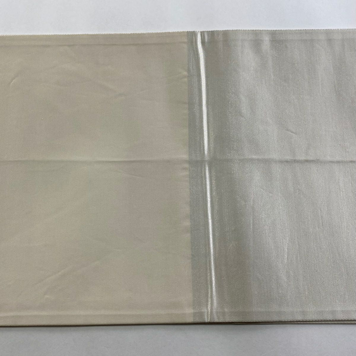 袋帶 秀品級 樂器 華紋 金銀彩 金金箔 灰白 お太鼓圖案 純蠶絲