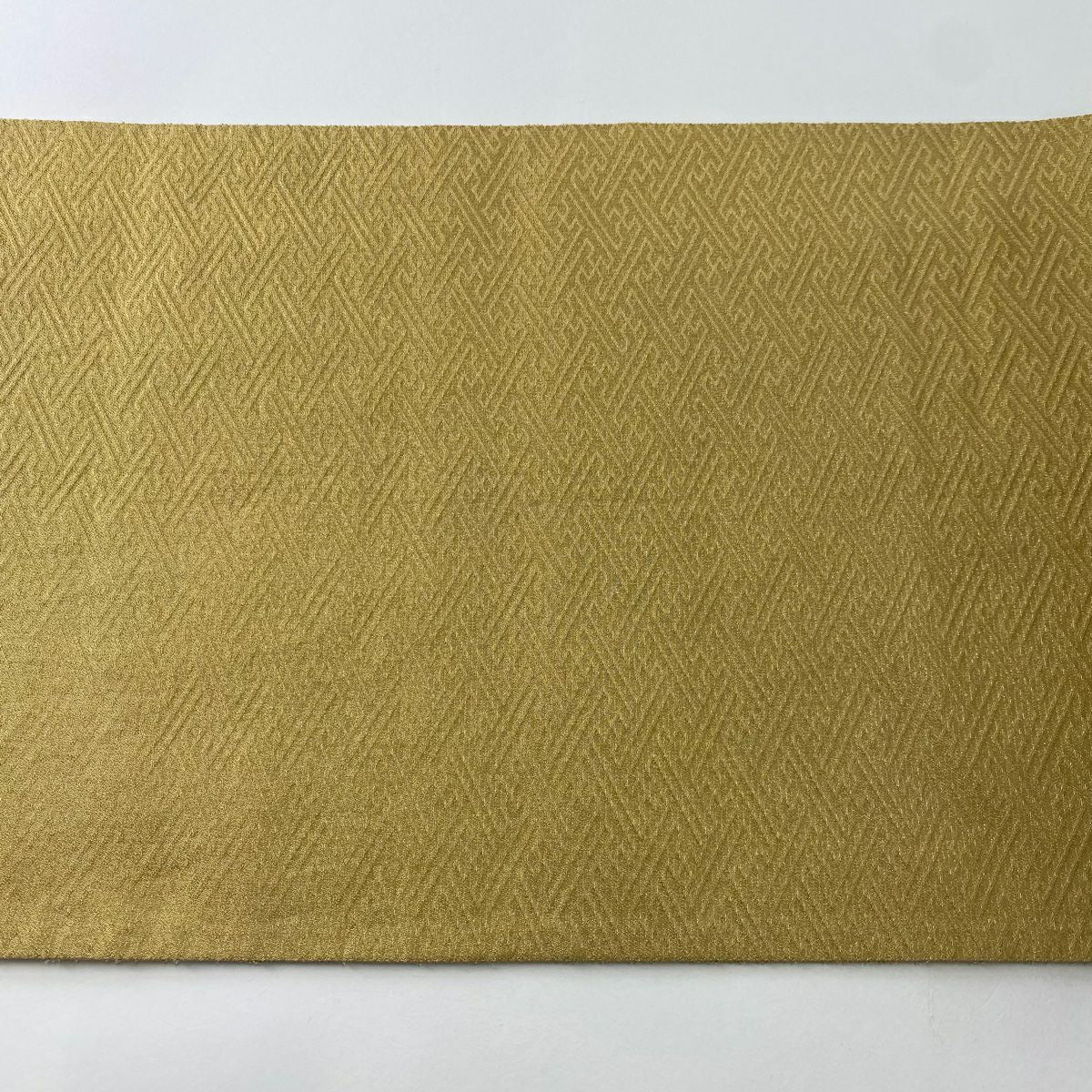 【庫存清倉】 【美品】 袋帶 名品級 草花紋紋 菱形 金絲 粉紅 全通 純蠶絲