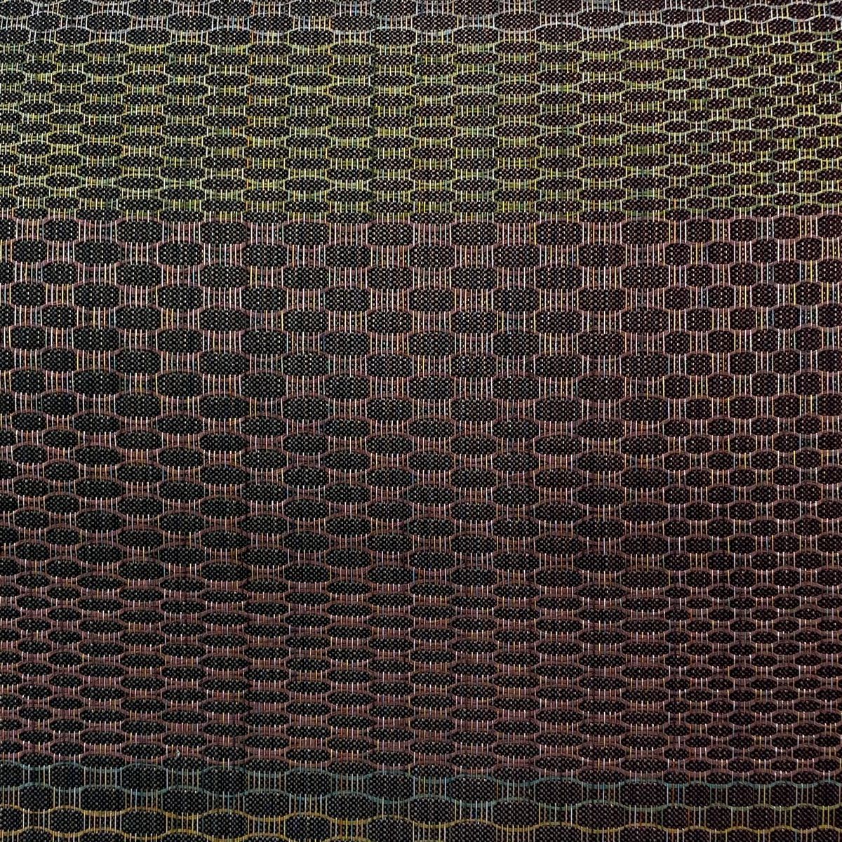 【美品】 袋帶 秀品級 段紋 網目 金通 銀通 紅紫 六通 純蠶絲