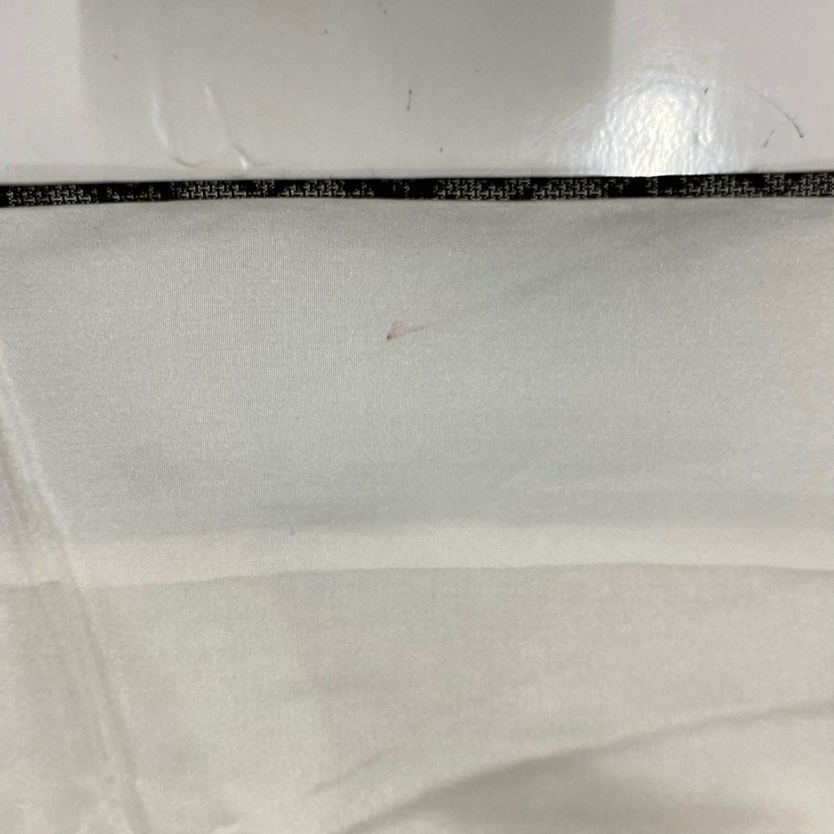 【清倉特賣】 【美品】 紬織 身長158.5cm 袖長63cm S 雙層 華紋 幾何圖案 焦茶 純蠶絲 名品級