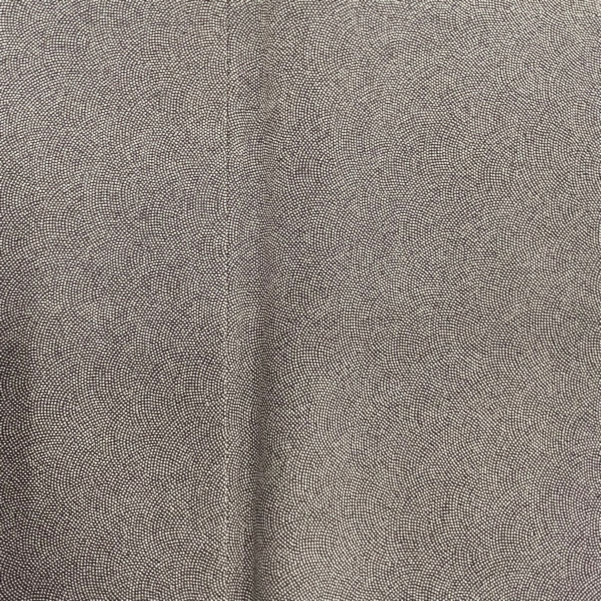 【庫存清倉】 【美品】 江戶小紋 身長151.5cm 袖長62.5cm S 雙層 保科土山 落款あり 鮫 灰色 純蠶絲 名品級 一つ紋