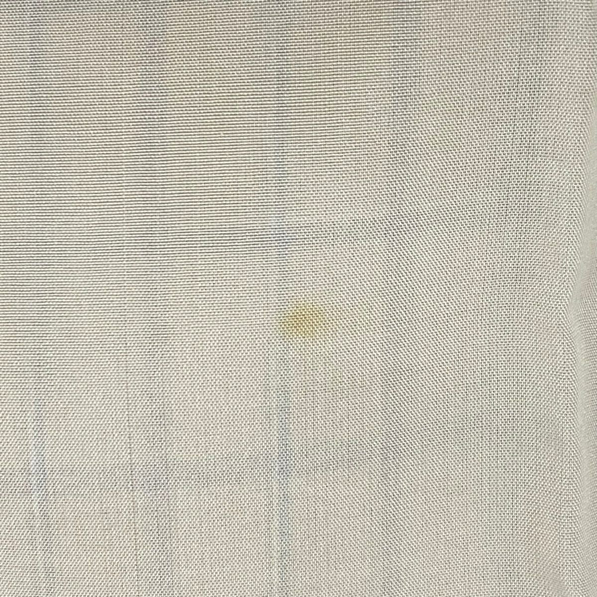 【庫存清倉】 【美品】 紬織 身長154.5cm 袖長62cm S 雙層 格子 黃土 純蠶絲 名品級