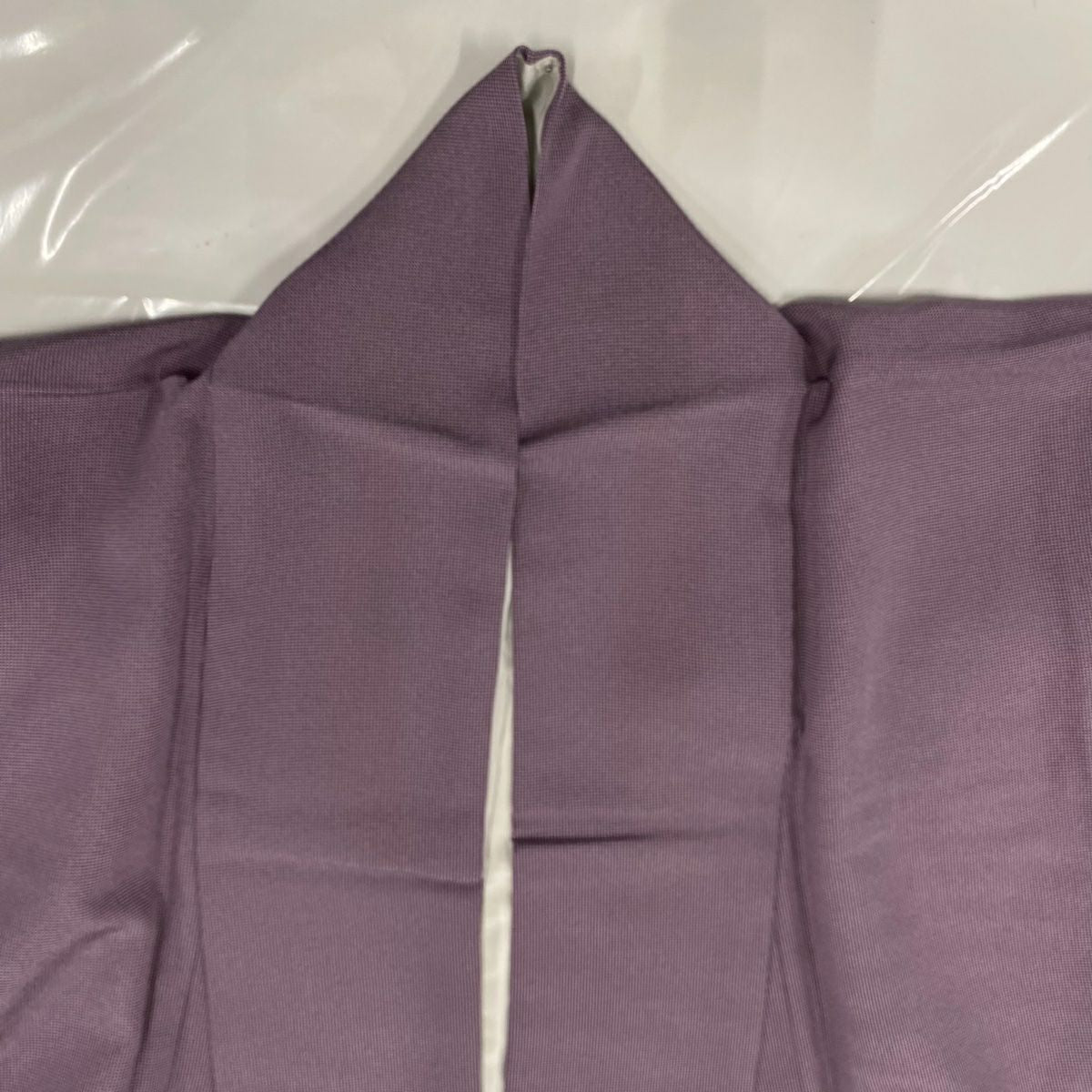 【庫存清倉】 【美品】 江戶小紋 身長154cm 袖長64cm M 雙層 角通 紫 純蠶絲 名品級