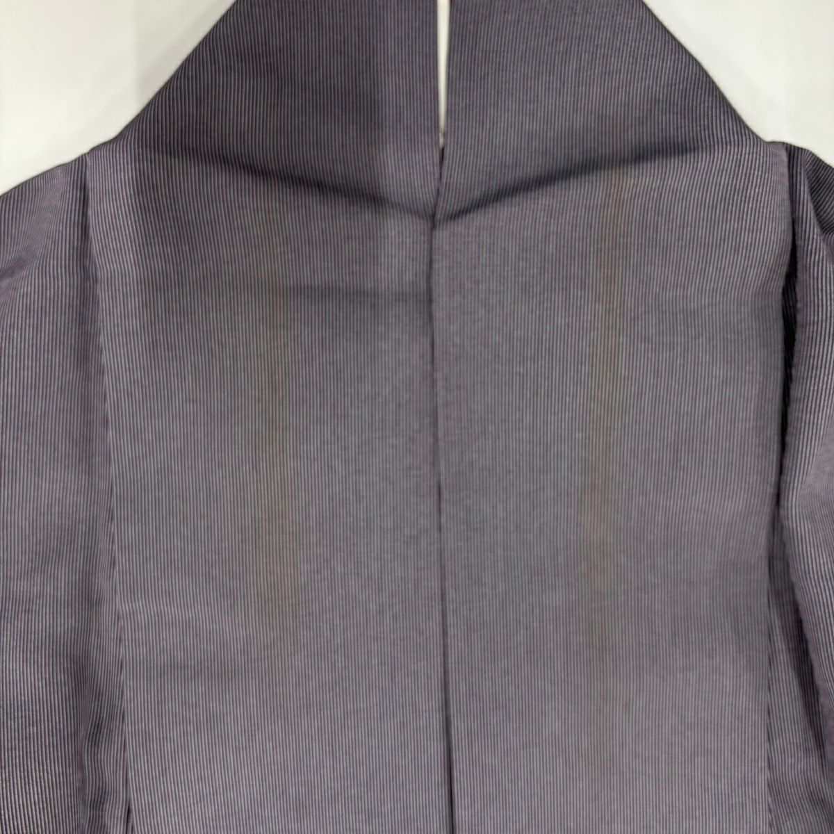 【庫存清倉】 江戶小紋 身長157cm 袖長64cm M 雙層 萬筋 紫 純蠶絲 名品級