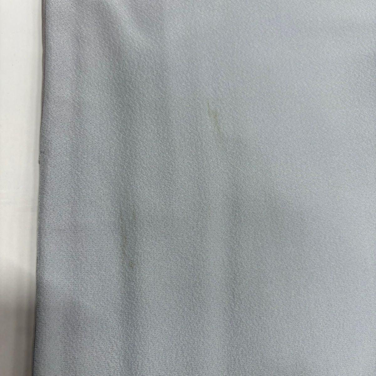 付下 身長162.5cm 袖長68.5cm L 雙層 落款 秋草紋 建物 漸層 青灰 純蠶絲 優品級
