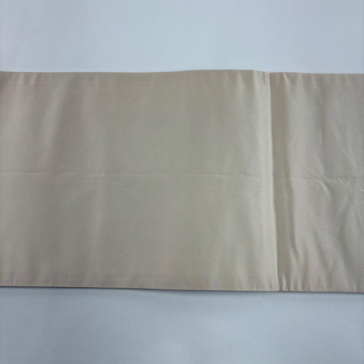 【美品】 袋帶 秀品級 色紙 秋草 唐織 金金箔 奶油 六通 純蠶絲