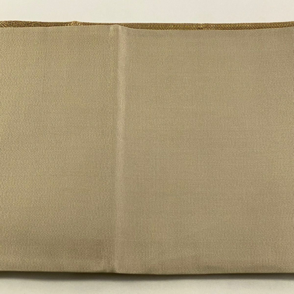 【美品】 袋帶 秀品級 縞 幾何學 金絲 粉紅 お太鼓圖案 純蠶絲