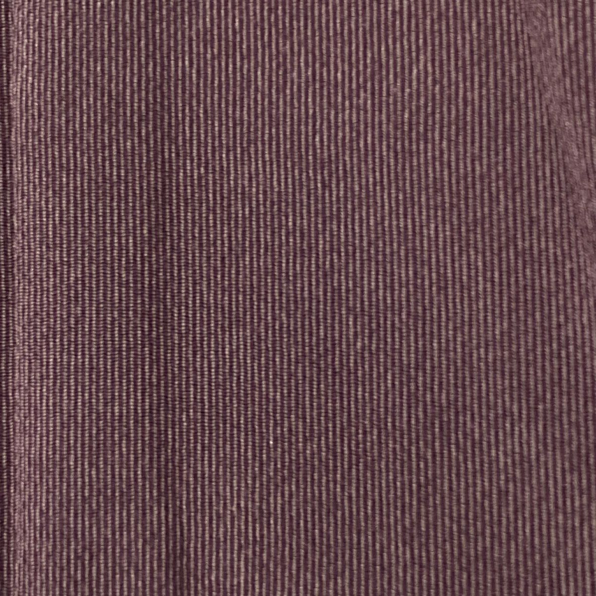 【美品】 小紋 身長156cm 袖長65cm M 雙層 落款あり 縞 縮緬 紫 純蠶絲 秀品級