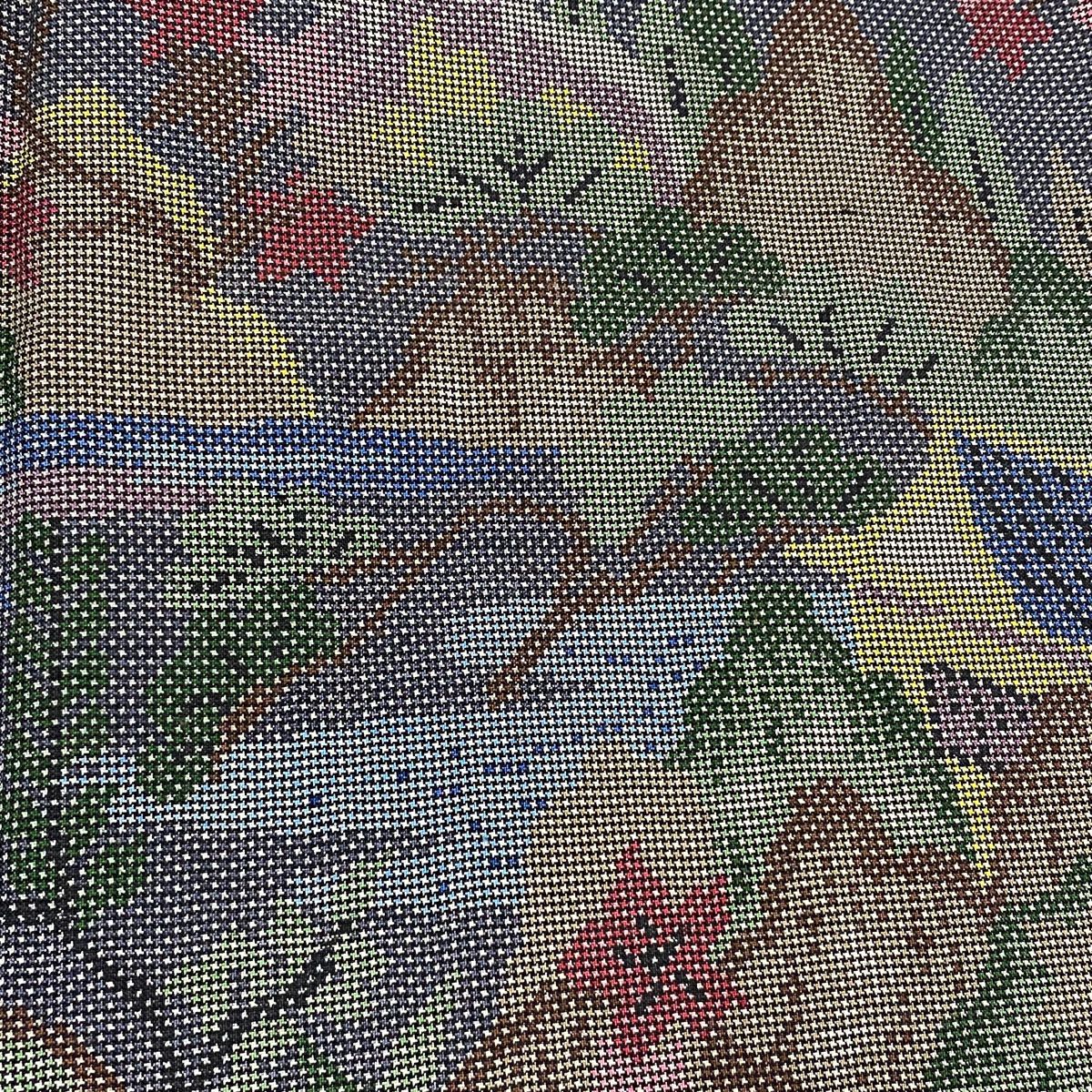 【美品】 紬織 身長156.5cm 袖長62cm S 雙層 楓 笠松樹 青灰 純蠶絲 優品級