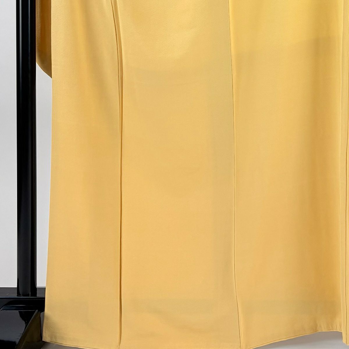 【庫存清倉】振袖禮服 身長164.5cm 袖長67cm M 雙層 山吹 純蠶絲 名品級 一個紋