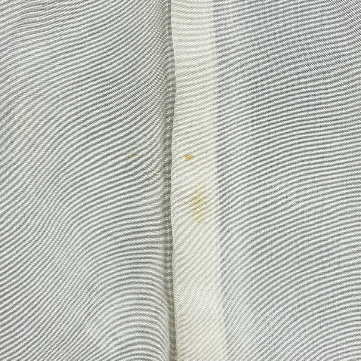 【美品】訪問服 身長153.5cm 袖長62cm S 雙層 秋草 雲文 刺繡 絞染 黑 純蠶絲 名品級 一つ紋