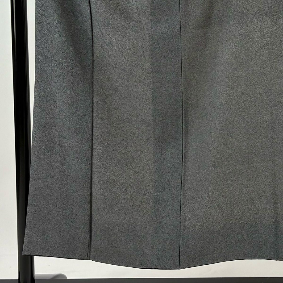 江戶小紋 身長151.5cm 袖長65.5cm M 雙層 鮫 黑灰 純蠶絲 名品級