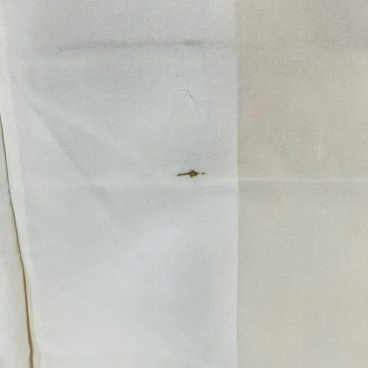 【庫存清倉】 小紋 身長152.5cm 袖長63cm S 雙層 墨流 山吹 純蠶絲 名品級