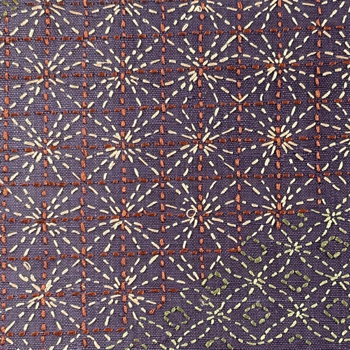 【庫存清倉】 【美品】 袋帶 名品級 大和 紬織織 有職紋樣 刺繡 紫色 大鼓圖案 純蠶絲