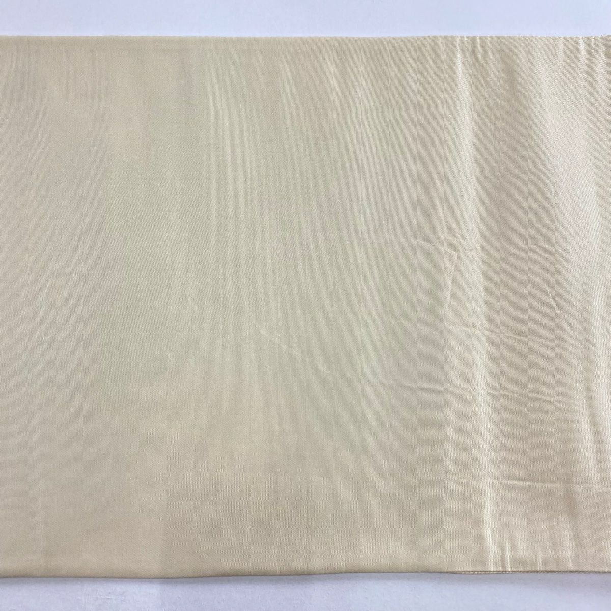 【美品】 袋帶 秀品級 鴛鴦 華紋 金金箔 金絲 米色 六通 純蠶絲