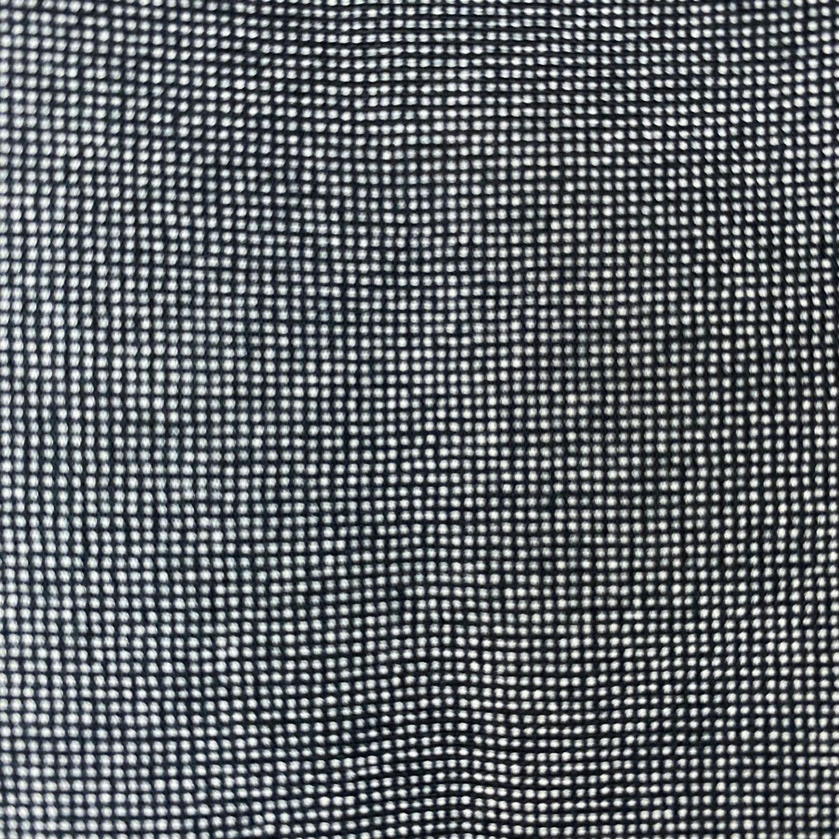【美品】 江戶小紋 身長160cm 袖長61.5cm S 雙層 落款あり 角通し 黑灰 純蠶絲 名品級