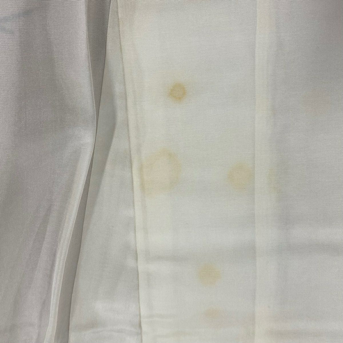 訪問服 身長162.5cm 袖長64.5cm M 雙層 落款有 枝花 流水 漸層 薄小豆 純蠶絲 優品級 一個紋