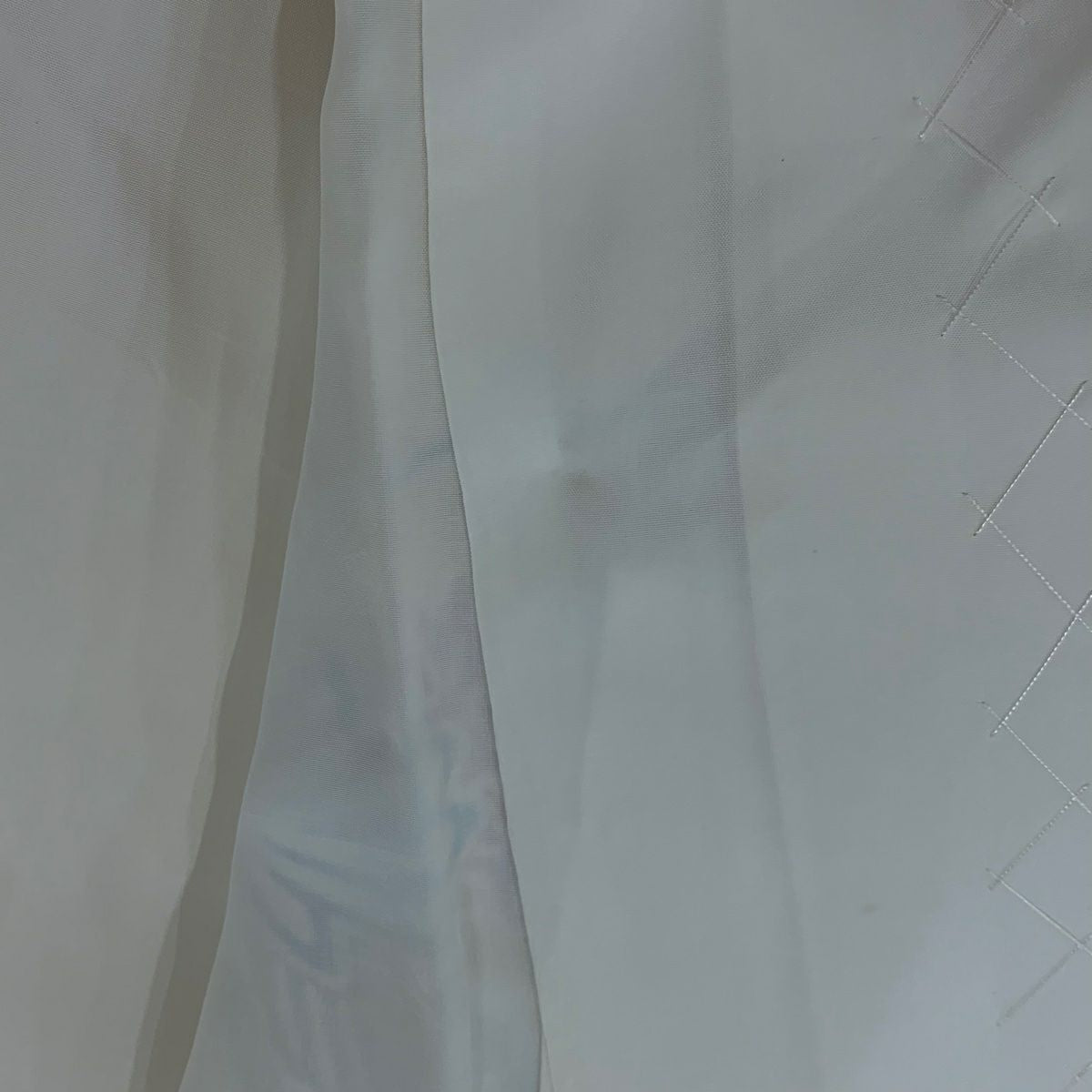 【美品】振袖禮服 身長161.5cm 袖長65cm M 雙層 蝶 雪芝 金通 金銀彩 漸層 奶油色 純蠶絲 名品級