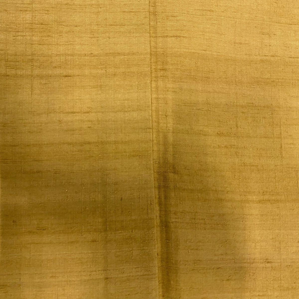 紬織 身長157cm 袖長64cm M 單層 山吹茶 純蠶絲 秀品級 一つ紋