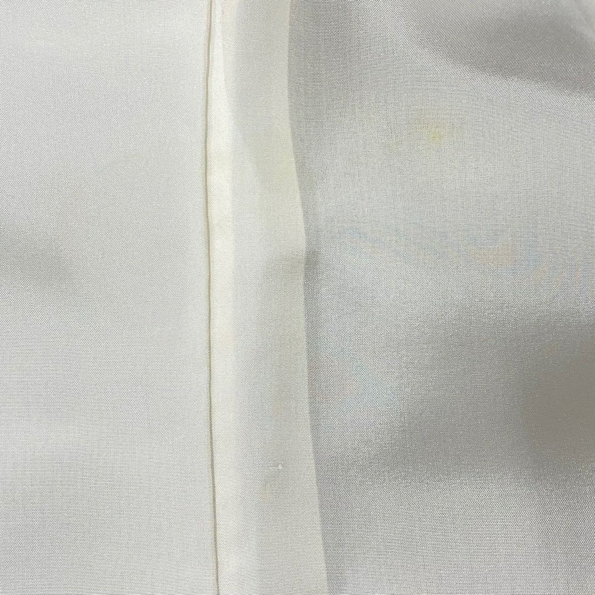 訪問服 身長157cm 袖長65cm M 雙層 松樹皮菱 花鳥 金銀彩 刺繡 鶯 純蠶絲 優品級