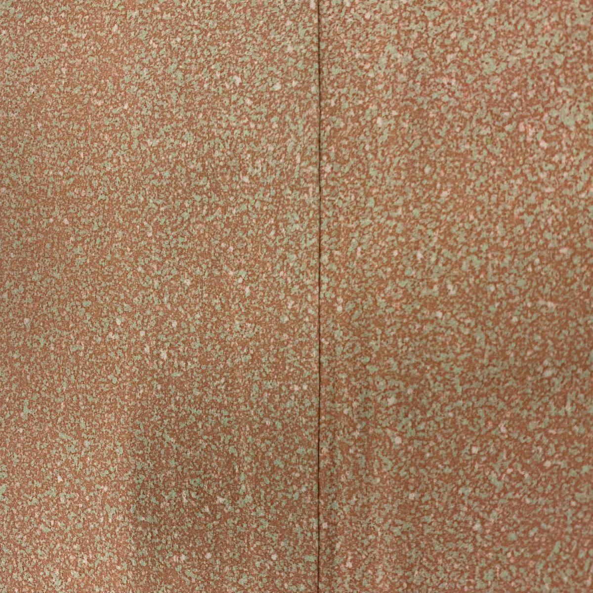 【庫存清倉】 小紋 身長157.5cm 袖長61.5cm S 雙層 松樹井青青 落款有 幾何學 粉紅 純蠶絲 名品級 一個紋