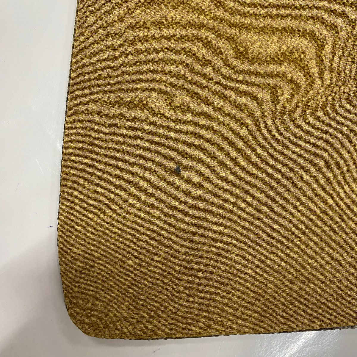 訪問服 身長154.5cm 袖長64cm M 雙層 辻花染 金銀彩 染分 山吹茶 純蠶絲 名品級