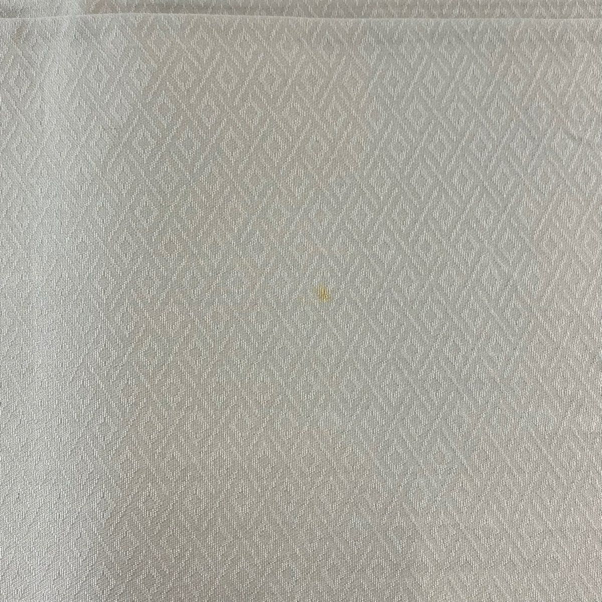 【美品】 袋帶 秀品級 鬘帶 草花紋刺繡 金銀彩 粉米色 六通 純蠶絲