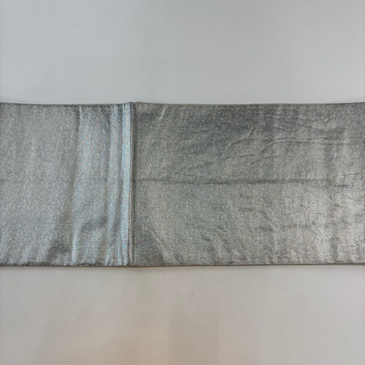 【美品】 袋帶 秀品級 笠松樹 辻花染紋 金絲 金金箔 淺豆色 六通 純蠶絲