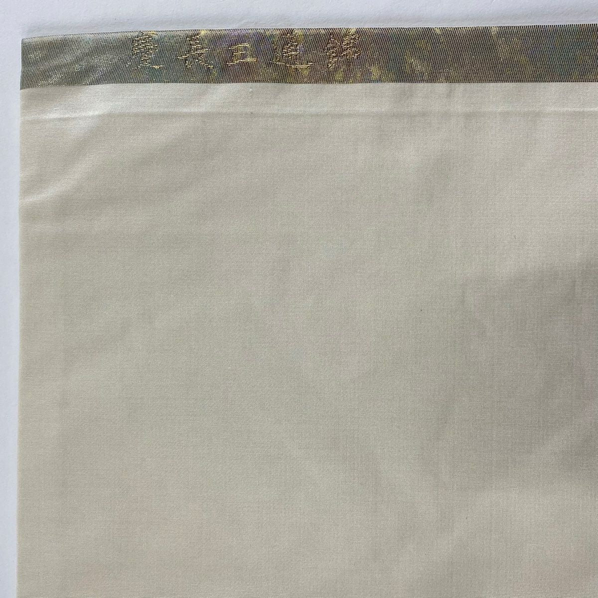 【美品】 名古屋帶 優品級 菊花 蝶 金絲 金金箔 淺紫 純蠶絲