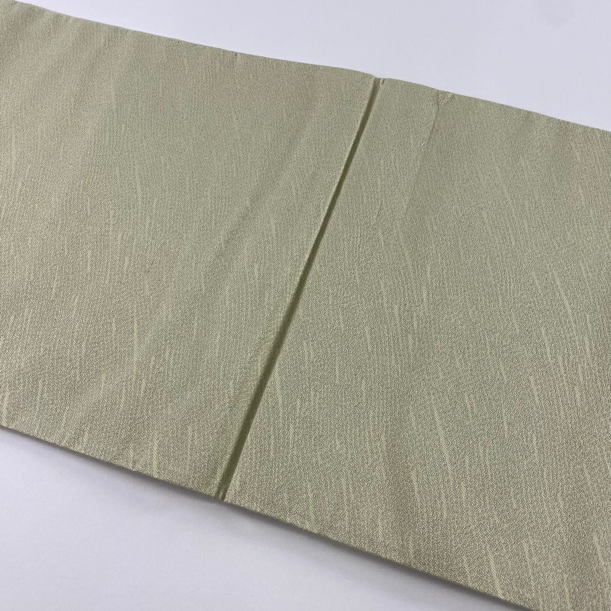 【美品】 袋帶 秀品級 源氏香 草花紋 金絲 抹茶 深藍 六通 純蠶絲
