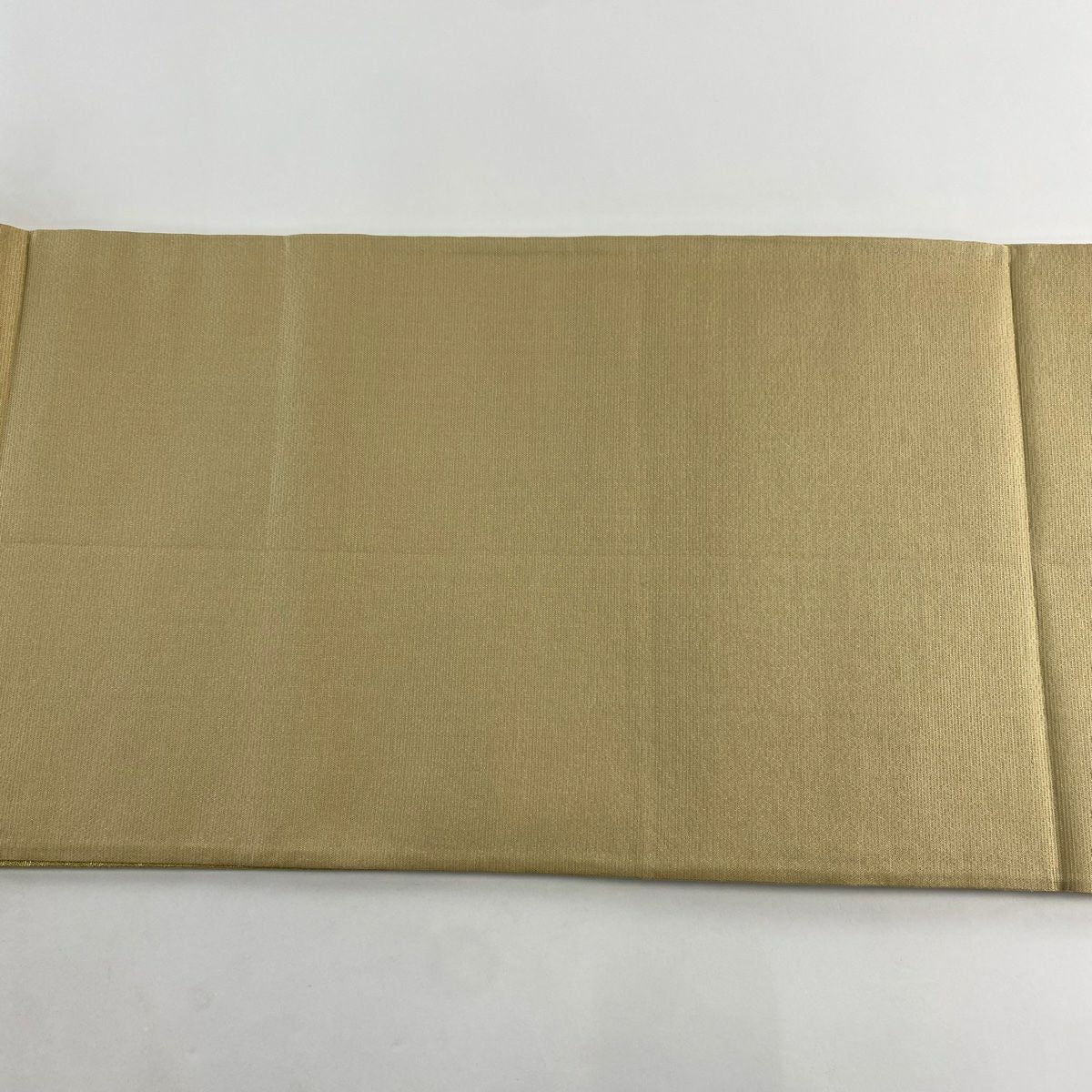 【美品】 袋帶 秀品級 幾何圖案 條紋 金絲 金金箔 金色 大鼓圖案 純蠶絲