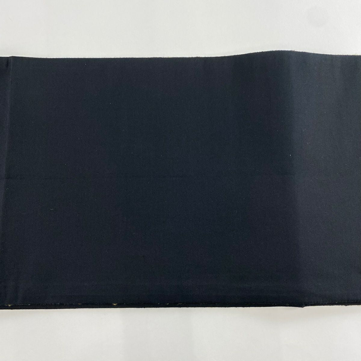 【美品】 袋帶 名品級 縞 金糸 茶 全通 純蠶絲