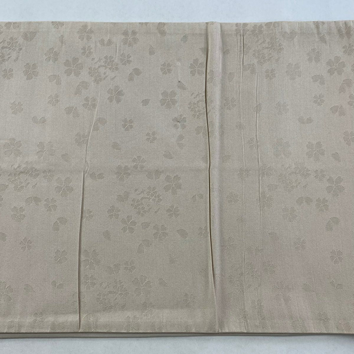 【庫存清倉】 袋帶 名品級 附落款 こむさでもーど 花 刺繡 金金箔 粉米色 六通 純蠶絲