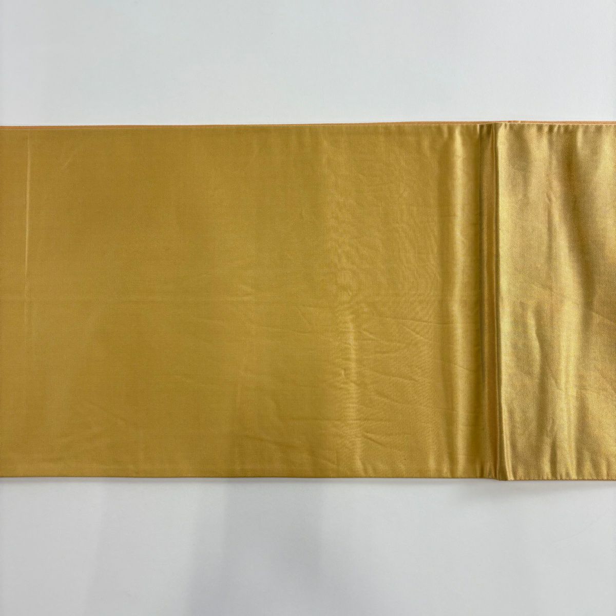 袋帶 秀品級 金金箔散佈 雲紋 金銀彩 金 山吹色 大鼓圖案 純蠶絲
