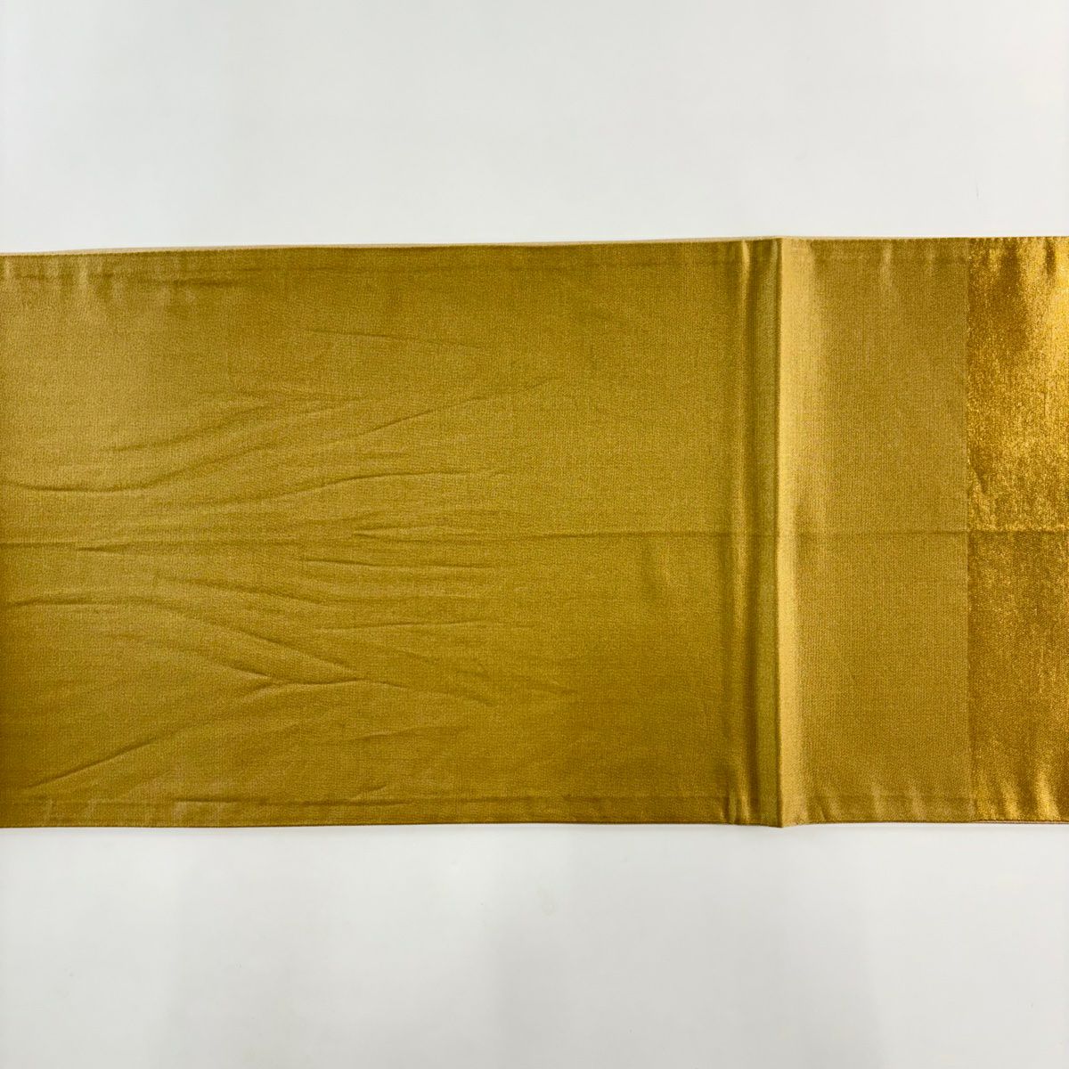 袋帶 秀品級 流水 金金箔散佈 金銀彩 金色 大鼓圖案 純蠶絲