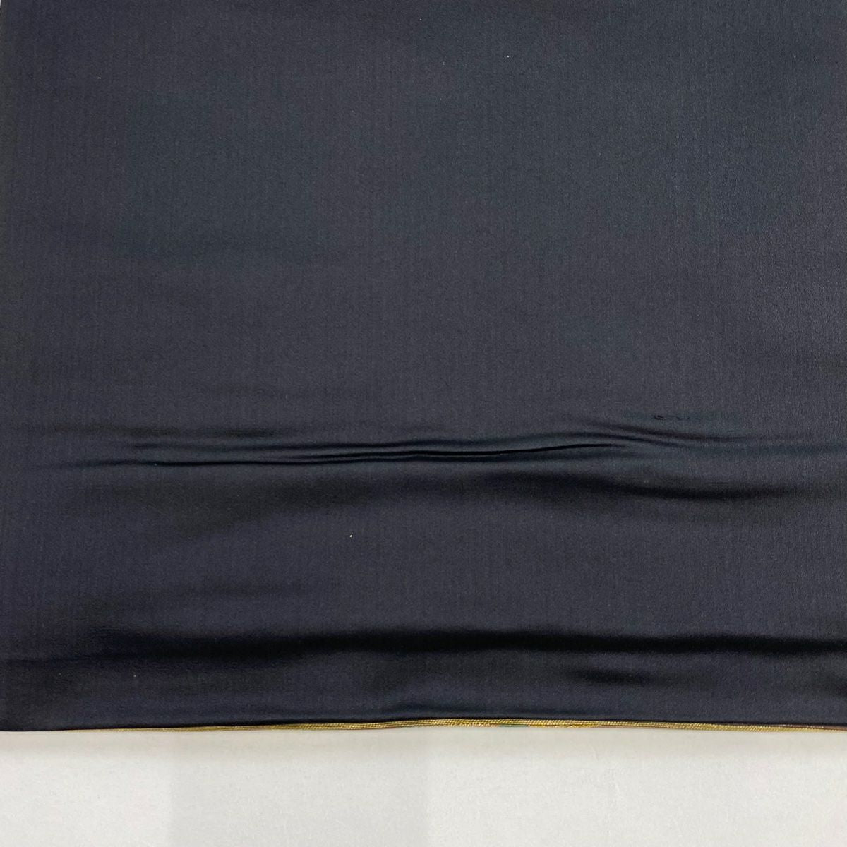 【美品】 袋帶 秀品級 吹寄 霞 金金箔 焦茶 六通 純蠶絲