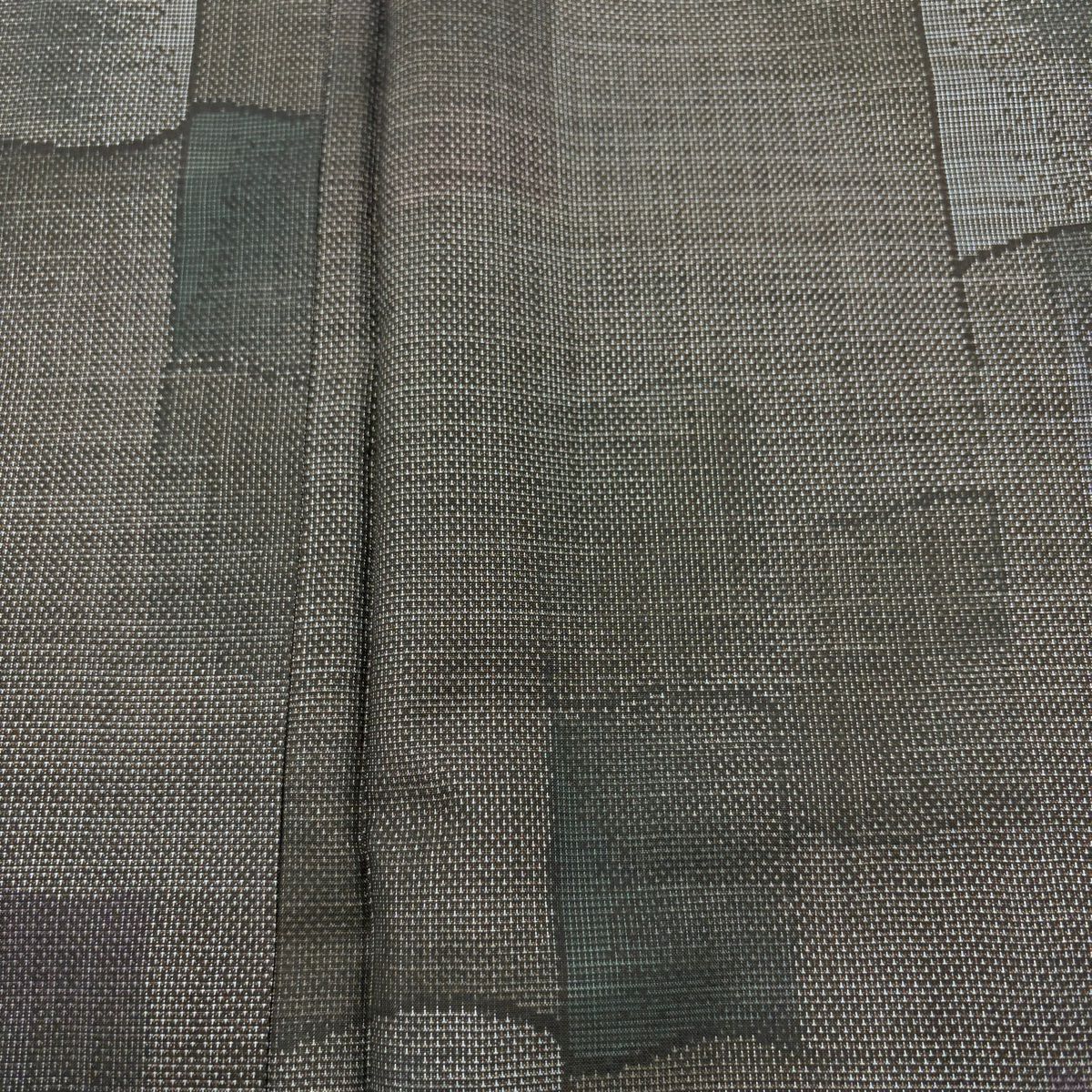 【美品】 大島織 身長165cm 袖長63cm S 雙層 純泥染 證書在側 瓦 墨 黑 純蠶絲 優品級