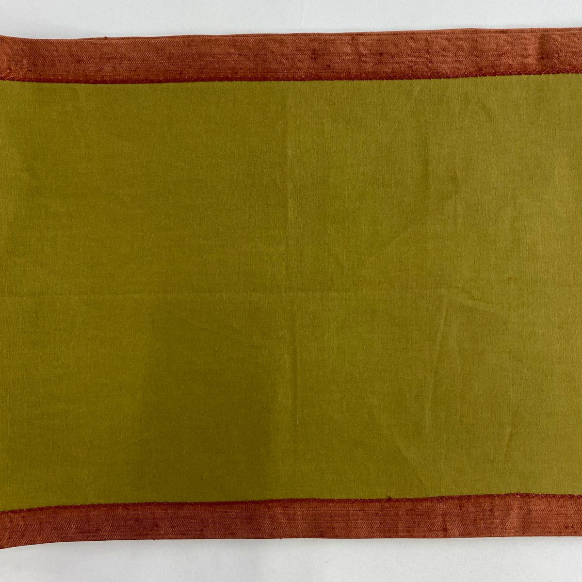 【美品】 開口名古屋帶 優品級 紬織織 生物 葉子 相良刺繡 紅茶 純蠶絲