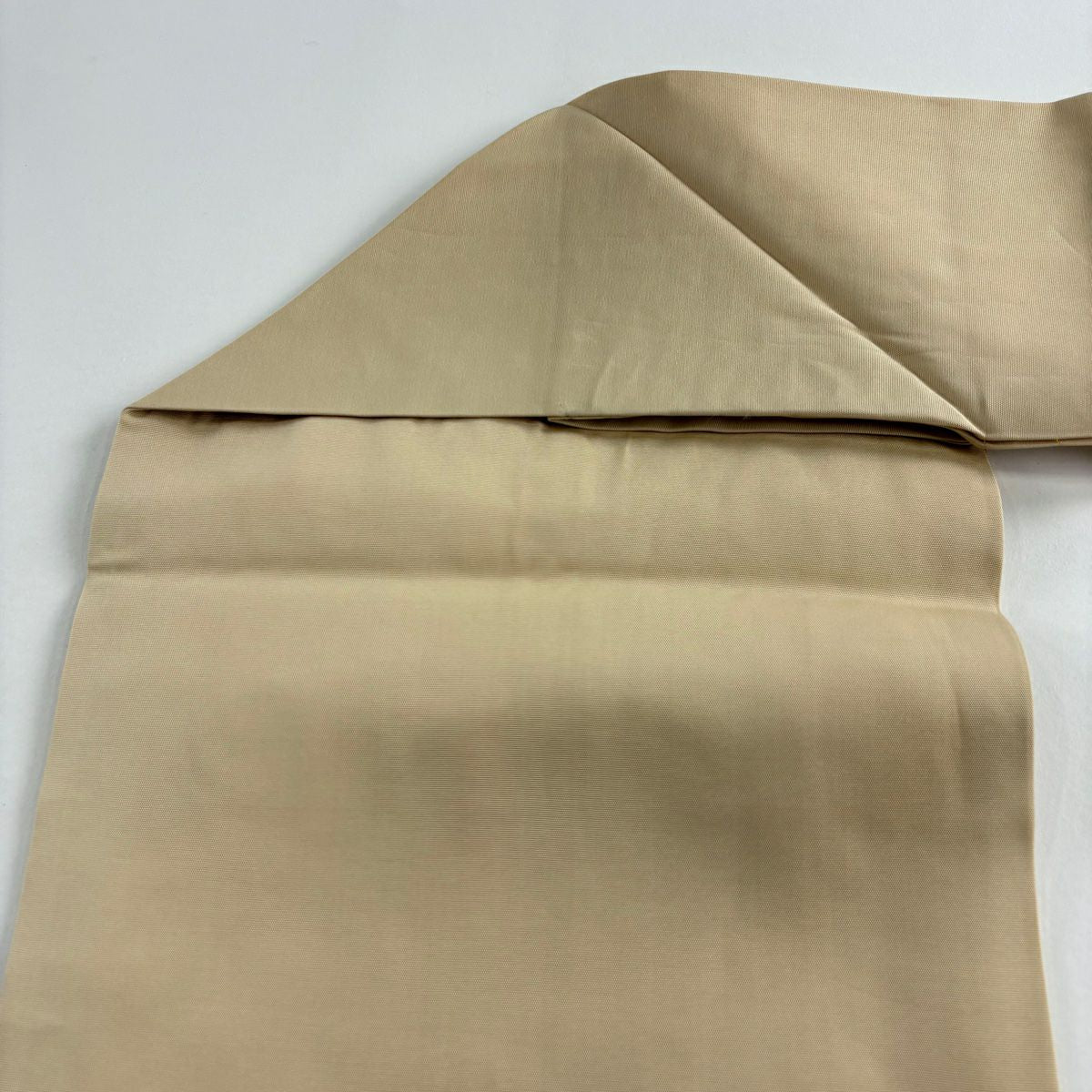 【美品】 名古屋帶 秀品級 草花紋紋 童款 米色 純蠶絲