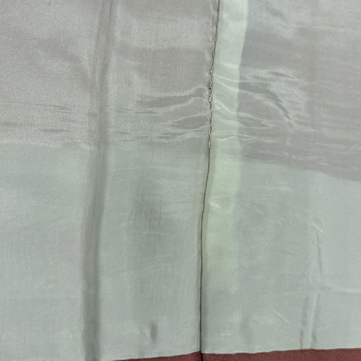訪問服 身長153.5cm 袖長63.5cm S 雙層 落款有 枝花 草花紋 金銀彩 漸層 粉紅 純蠶絲 優品級